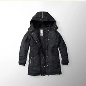 Abercrombie Shiny Parka Puffer Jacket